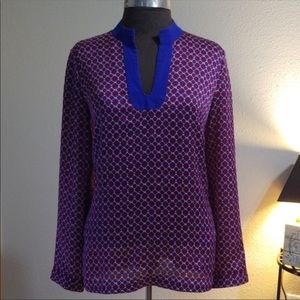 Blue and pink tunic